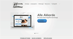 Desktop Screenshot of egitarrenkurs.de